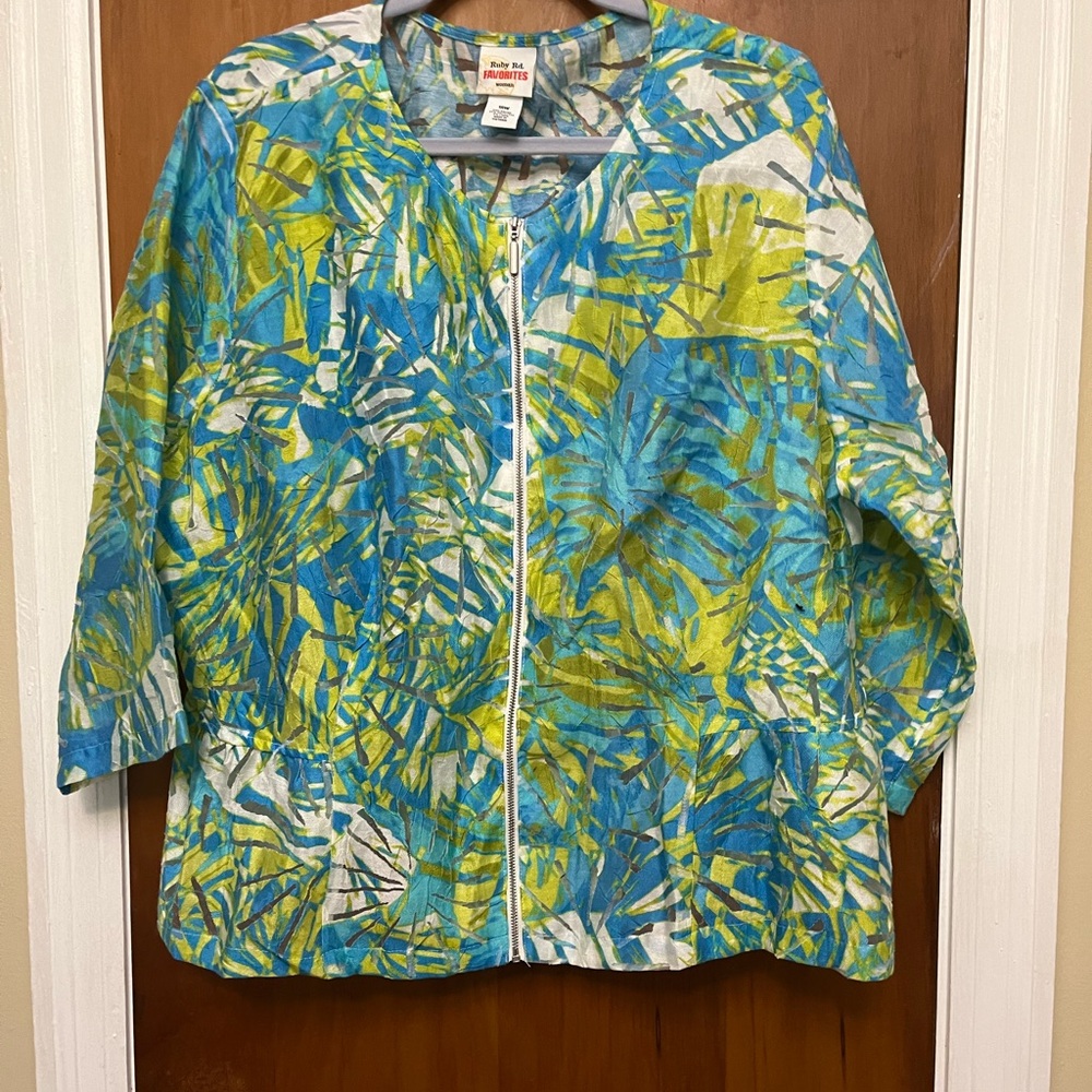 Ruby Rd Colorful Women's Jacket - Picture 3 of 4